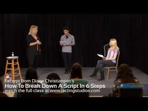 how to break down a script