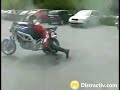 Cu Motocicleta greseste BurnOut-ul, si pe jos cu el