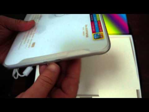 iFive X2 Fnf 8.9" IPS Retina Rk3188 Tablet PC unboxing
