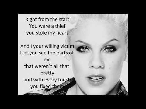 Pink ft Fun - Just Give Me A Reason (Lyrics)