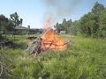 Fred narrating our fire