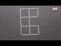 Try the most famous Toothpick Puzzle in Hindi