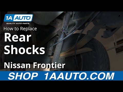 How To Install Replace Rear Shocks 2000-04 Nissan Frontier and XTerra
