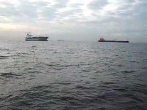 Crossing the Singapore Straits