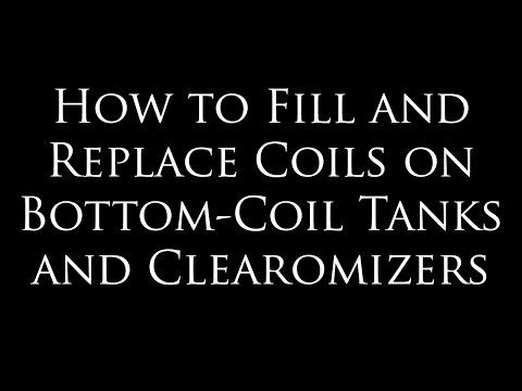 how to fill bottom coil clearomizer