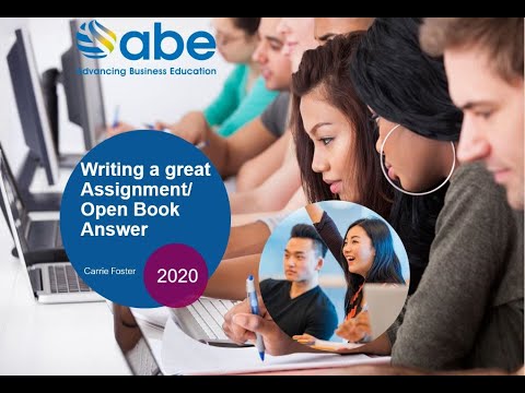 Writing a Great Assignment or OBE Answer