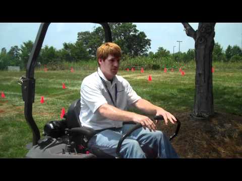 how to drive a zero turn mower