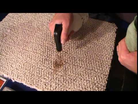 how to get oil out of a carpet