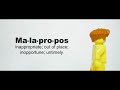 Diatribe/Malapropos - A Brickfilm Double Feature