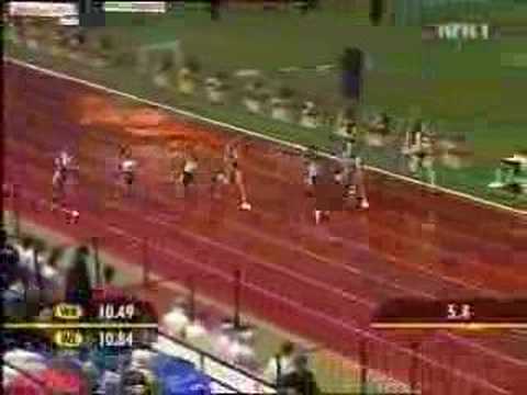 Womens 100m Golden Legue 2005