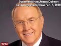 James Dobson: "I Cannot And I Will Not" Vote McCain