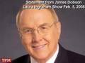 James Dobson: I Cannot And I Will Not Vote McCain