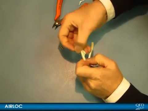 how to fit qed airloc banana plugs