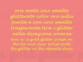 Nailart tutoria - Peach in gold glitter Nailart tutoria - Peach in gold glitter