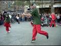 Funnny street dancers in Amsterdam