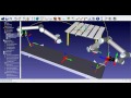 Conveyor Simulation With 2 Robots