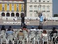 Portugese rap group performing at Praca do Comercio in Lisbon on 9/2/07