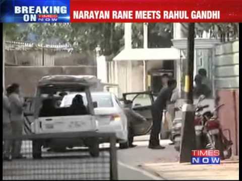 Narayan Rane meets Rahul Gandhi : Delhi