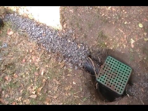 how to drain surface water