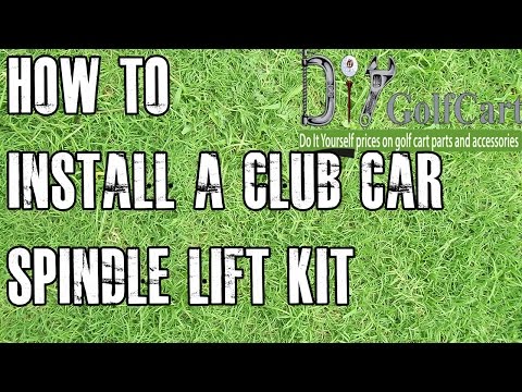 Club Car DS  Spindle Lift Kit | How To Install Video | Golf Cart Lift Kit