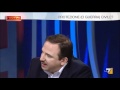 Alemanno sbrocca su La7