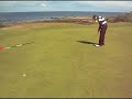 Robbie goes for birdie at Crail Balcomie Golf Cours - Part 2