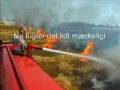 Med Tørring Brandvæsen til markbrand i Flemming.