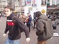 Mamusca en plaza Leidseplein