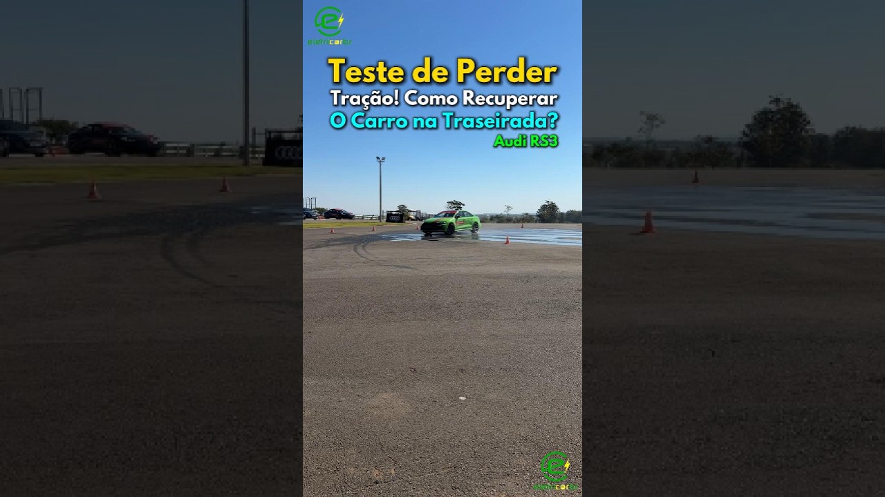 Teste de Perder Tração! Como Recuperar o Carro na Traseirada? Audi RS3 ⚡