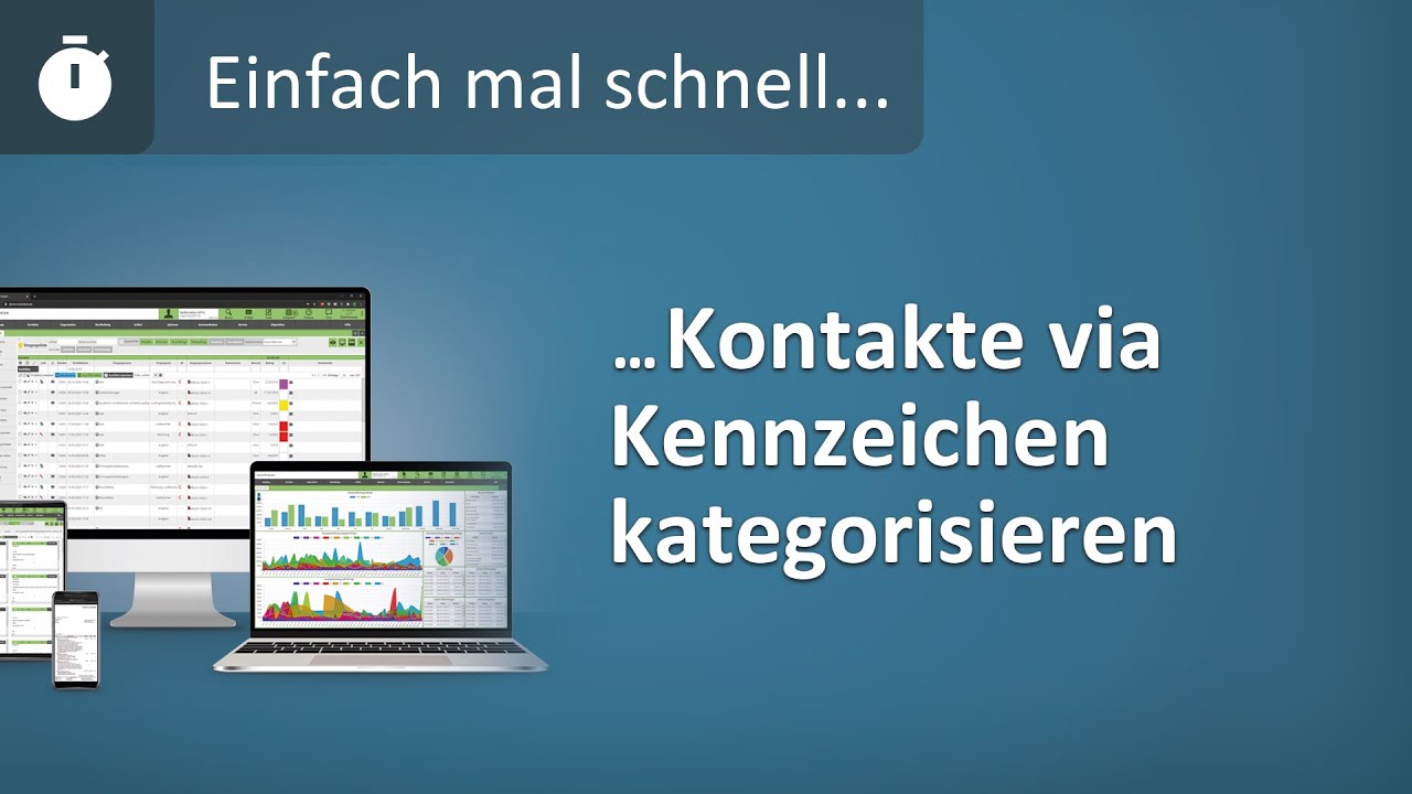 Kontakte kategorisieren mit Kennzeichen | Kontaktverwaltung in MAINDESK