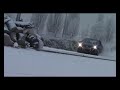 vw r32 snow drift with one arm