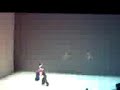 akram khan is a uk-born kathak performer and award winning contemporary dance choreographer. here, he dances in an abstract piece with sidi larbi cherkaoui.