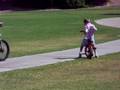 Caidens first try without training wheels (3 yrs old)