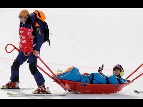 Snowboarding and alpine Skiing crashes & fails at the Sochi 2014 Olympics