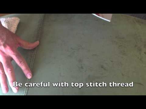 how to dye nubuck leather furniture