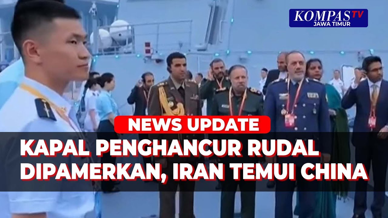 Menhan Iran Kunjungi China, Disambut Kapal Penghancur Rudal Canggih!