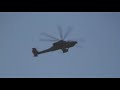 Apache and Black Hawk Helicopters