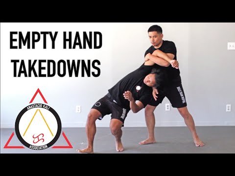 4 Empty Hand Takedowns | Anastacio Kali