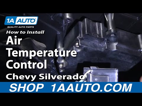 How To Install Replace Air Temperature Control Silverado Suburban Sierra 99-06 1AAuto.com
