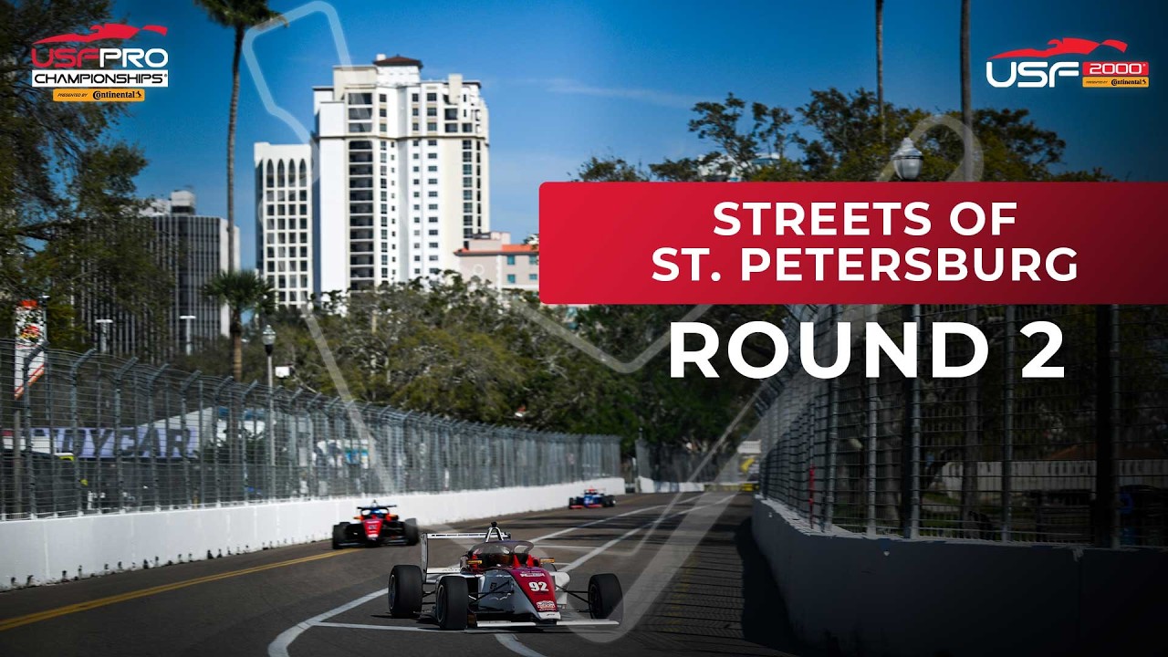 Race 2 for USF2000 in St. Petersburg! Watch the FINAL Race Of The Weekend!