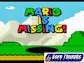 snes super nintendo mario is missing