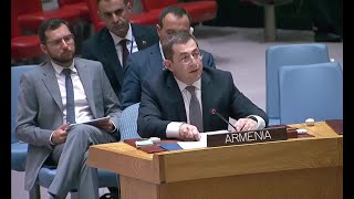 Statement by Armenia's Permanent Representative Mher Margaryan at the UNSC meeting.