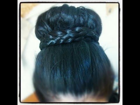 Diy: dona con calcetín para chongo de salon 2