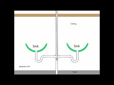 how to unclog a dual sink drain
