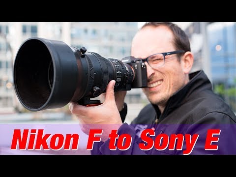 Nikon F to Sony E Adapters TESTED - (Autofocus, Metering and VR)
