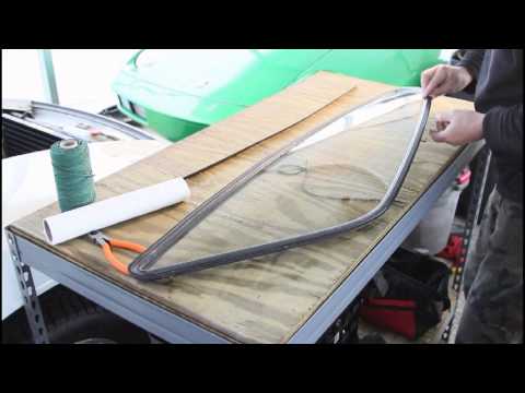 Porsche 928 quarter window install