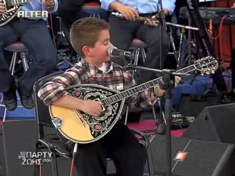 greek boy - greek boy with bouzouki.
