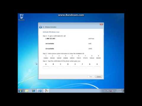 Activating Windows 7 Over The Phone