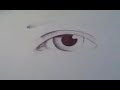 Drawing An Eye In Ballpoint-Pen Start-Finish