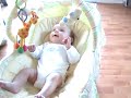 Baby Laughs when startled funny